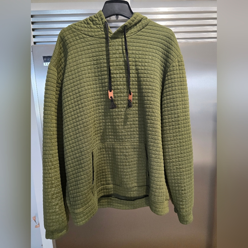 Men's Fleece Hooded Pullover XL